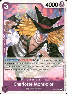 CHARLOTTE MONT-D'OR OP11-072 A FIST OF DIVINE SPEED UC ONE PIECE