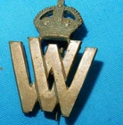 WW1 WOMENS WV WAR VOLUNTEER HOME FRONT MILITARY BADGE WORLD WAR I No 50429