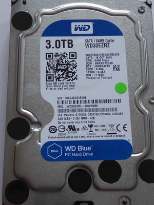 WD30EZRZ-00WN9B0 DCM: T2 18/16 OCT 2015 Western Digital WD Blue 3TB