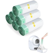 120 Bulk Pack Cat Litter Box Liners, Extra Thick, Easy Tear