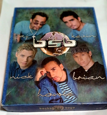 BACKSTREET BOYS 2000 MILLENIUM PAPER GIFT BOX PLUS EXTRAS