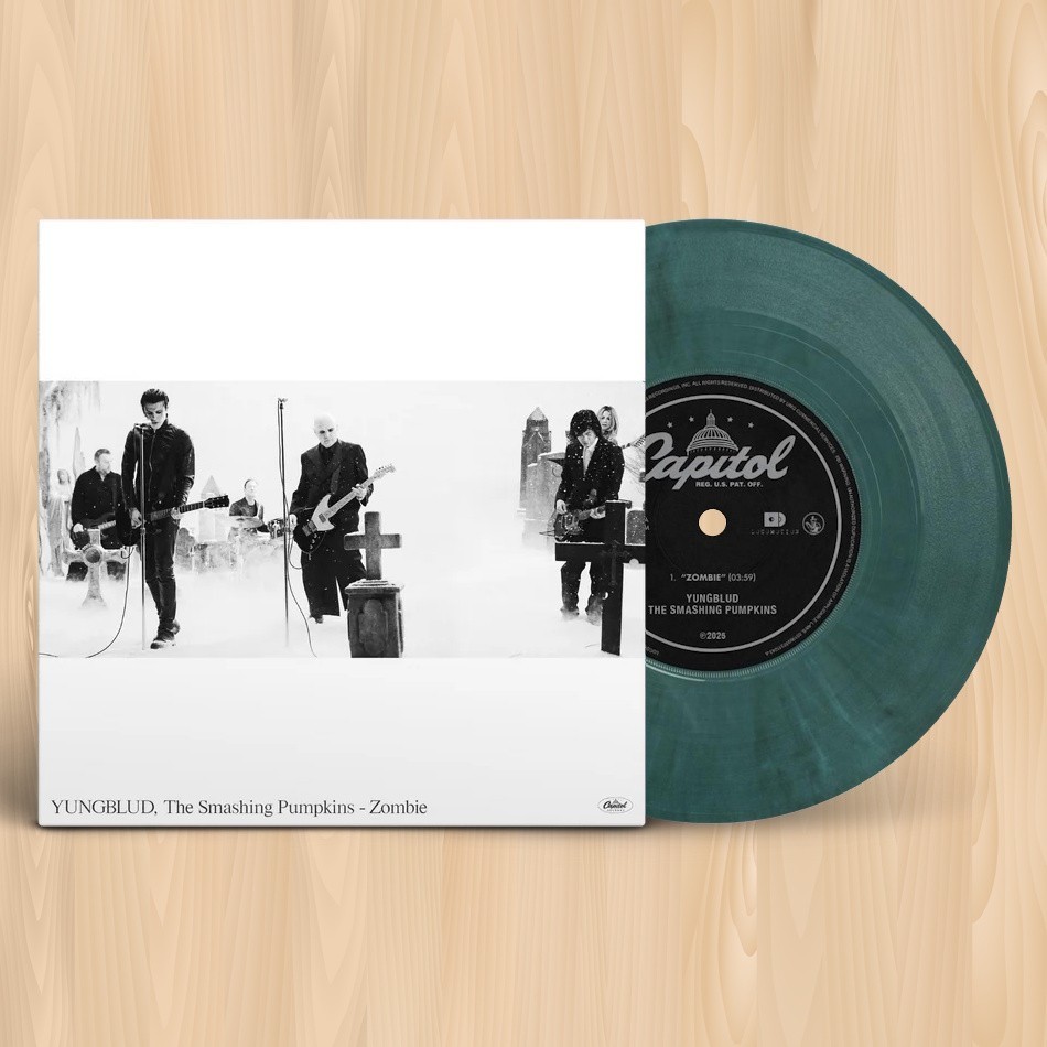 GREEN VINYL---- YUNGBLUD and THE SMASHING PUMPKINS Zombie 7
