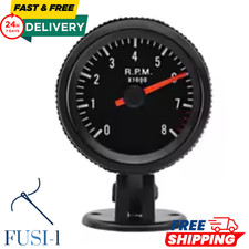 2'' 52mm Rev Counter 0-8000 RPM Analogue Tachometer Tacho Gauge Meter Kit 12V UK
