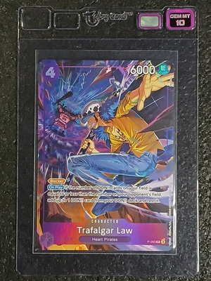 #ad 2025 One Piece Trafalgar Law P 093 Holo P Taby Card™ GEM MT 10 $15.02