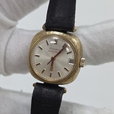 1974 Vintage BULOVA N4 Tuning Fork Women's Watch Cal.2302 Swiss Date Dress
