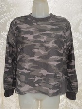 Athleta Cotton Blend Long Sleeve Pullover Sweatshirt Size S