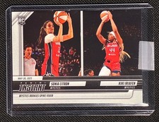 Sonia Citron/Kiki Iriafen 2025 Panini Instant WNBA #36 Mystics RC (B)