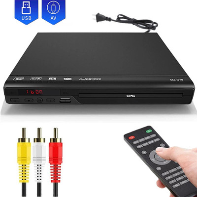 1080p DVD Player All Region Free DVD CD USB Player with AV+RCA Output US