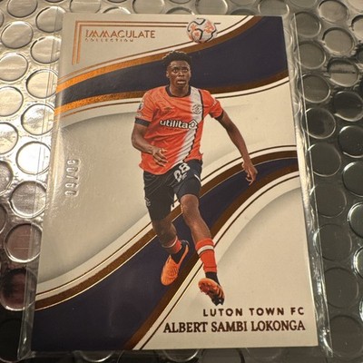 Albert Sambi Lokonga - Luton Town Fc Immaculate Collection Numbered 50/60 Card