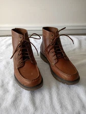 EASTLAND BELGRADE SOFT MOC TOE LACE UP BOOTS SIZE 11M