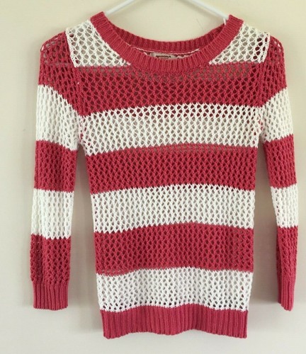 Ladies Arizona Jeans Sweater Crocheted 