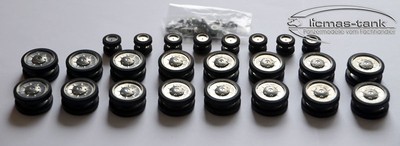 Metall Laufrollenset Laufrollen Stützrollen Panzer 4 Heng Long Taigen 1:16