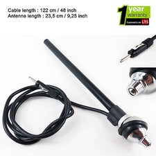VW Golf Rabbit MK2 CHROME Aerial Antenna