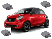 TELO COPRIAUTO TELATO FELPATO SMART BRABUS FORFOUR EXCLUSIVE CON ZIP LATO GUIDA