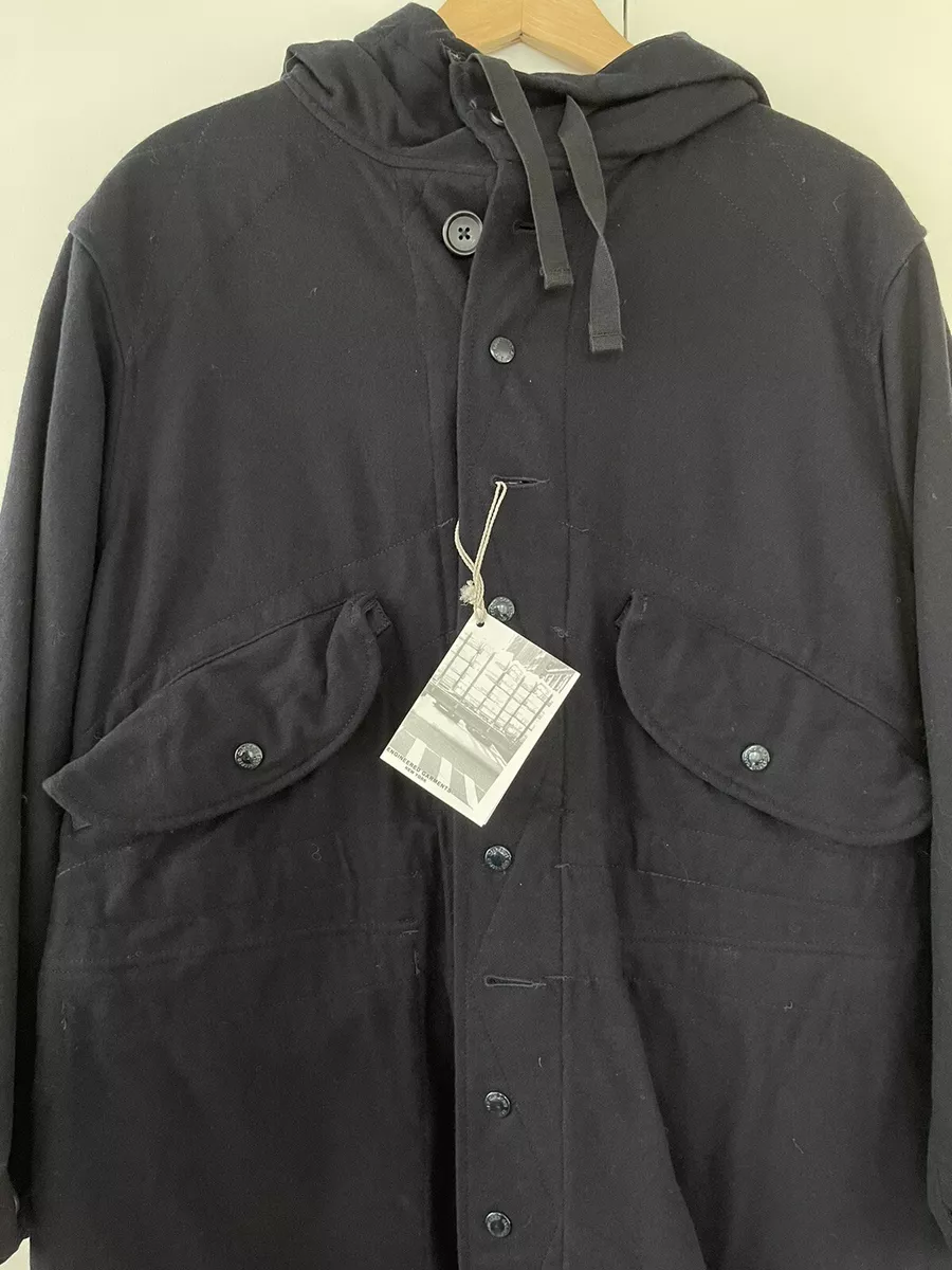 Engineered Garments Highland Parka - Navy Melton XS