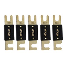 In-Line ANL 100 Amp 100A ANL Electrical Protection Fuse Blade Fuse Gold Plated