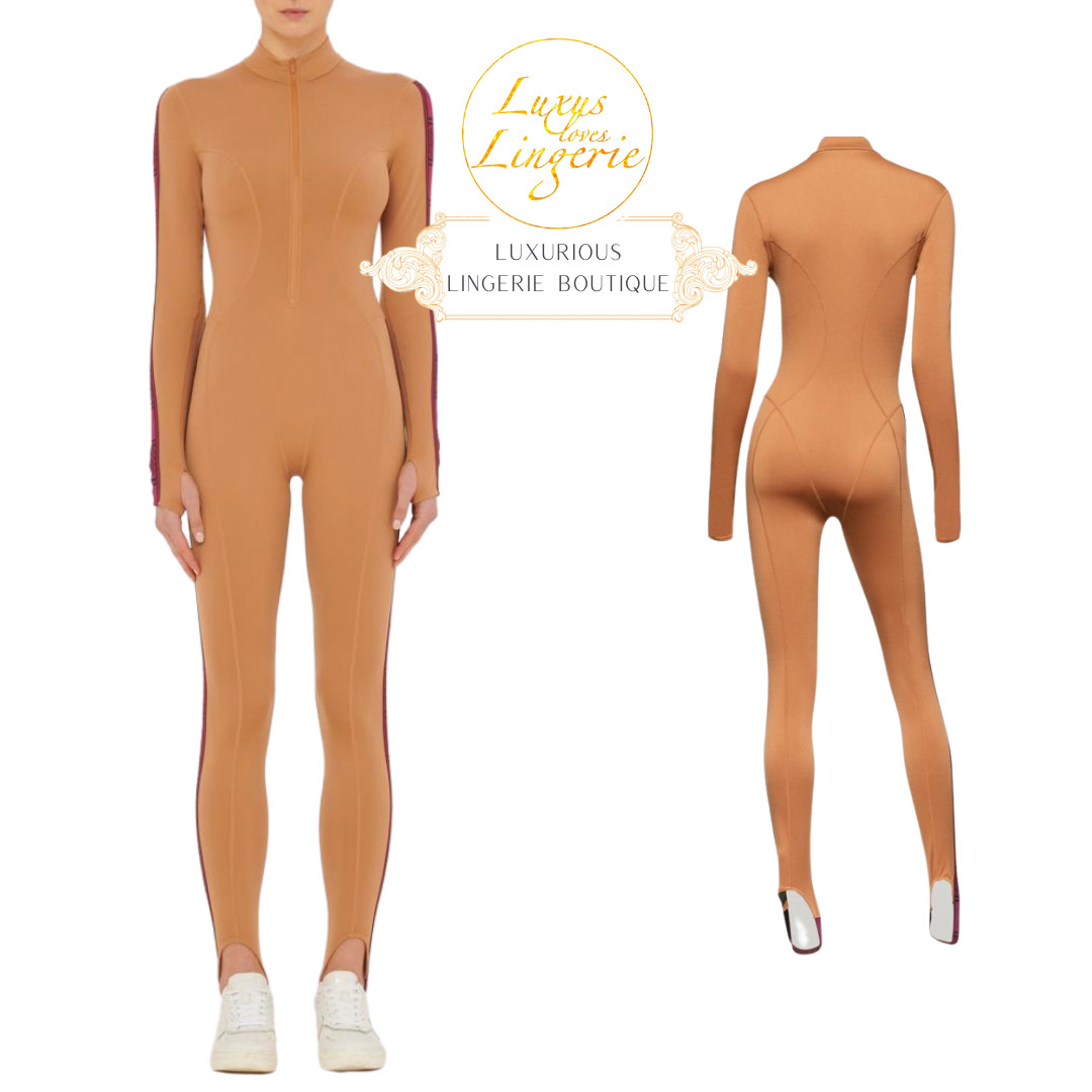 MONO TÉRMICO De Wolford S Pequeño León Marrón De Manga Larga