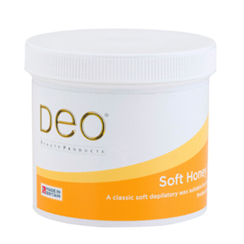 Deo Soft Honey Topaz Wax Pot Tub Jar Depilatory Face Leg Body Waxing Beauty