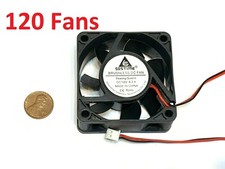 120 pieces Computer case 2Pin 6025 DC Fan 12V 6cm 60x60x25mm Motor Cooling C38