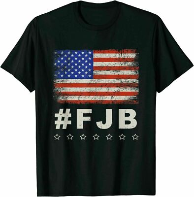 America Us Distressed Flag F Joe Fjb T-Shirt Funny Vintage Gift For Men