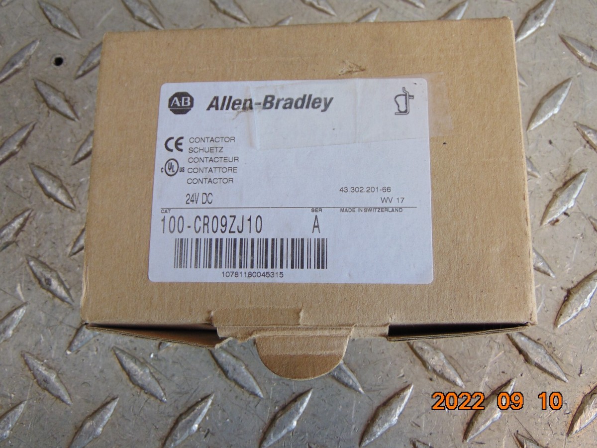 NEW ALLEN BRADLEY 100-CR09ZJ10 CONTACTOR 24VDC - FREE SHIPPING | eBay