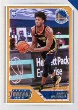 James Wiseman RC 2020-21 Chronicles Basketball Panini Threads Rookie Card#93 GSW