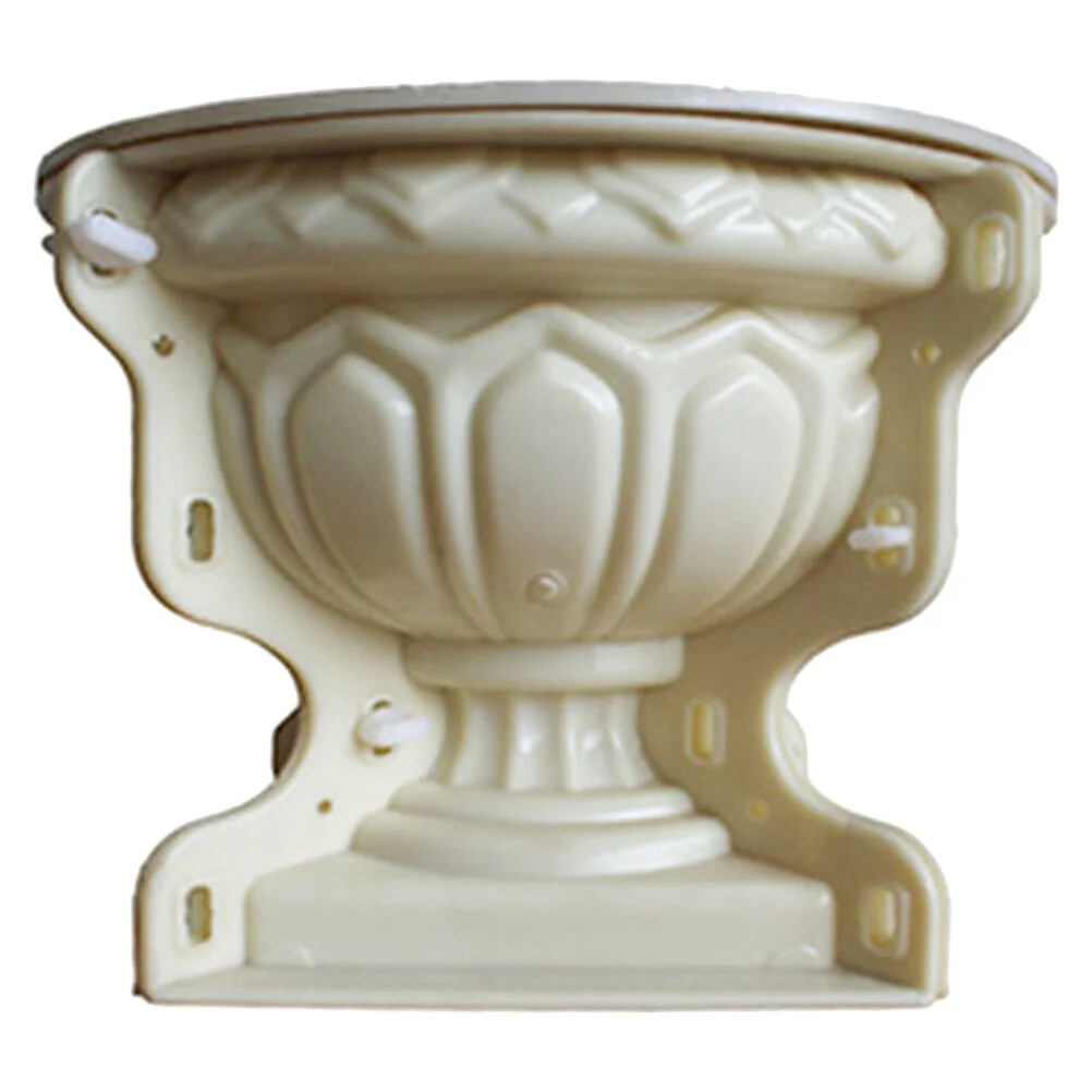 Large Pot Molds Mold Cement Flower Concrete Mould Plastic Planter Making  Bonsai | eBay