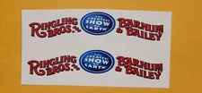 Ringling Brothers and Barnum and Bailey semi Truck Mural  waterslide decal