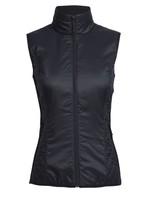Icebreaker Womens Helix Mid Layers Vest, Black, Large Icebreaker Womens Helix Mid Layers Vest, Black, Large