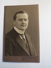 Greifswald 1911 - G. (= Georg ?) Kalus ? als Student - Zirkel ? CDV / Studentika