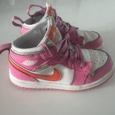 New Nike Air Jordan 1 Mid TD Pinksicle Pink Orange DX3229-681 Toddler Sz 10