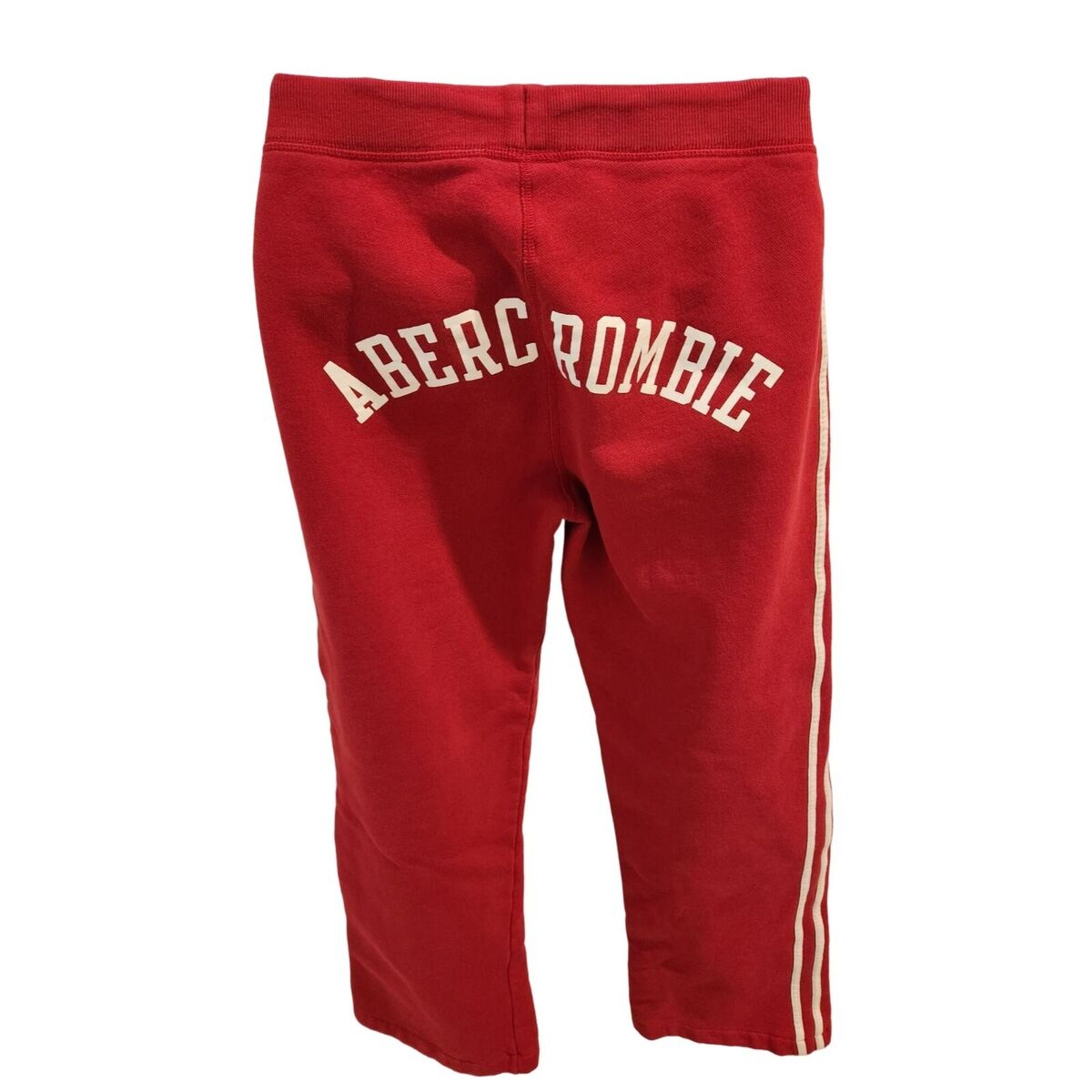 Vintage 90s Y2K Abercrombie Red Striped Sweatpants XS Vintage 90s Y2K Abercrombie Red Striped Sweatpants XS