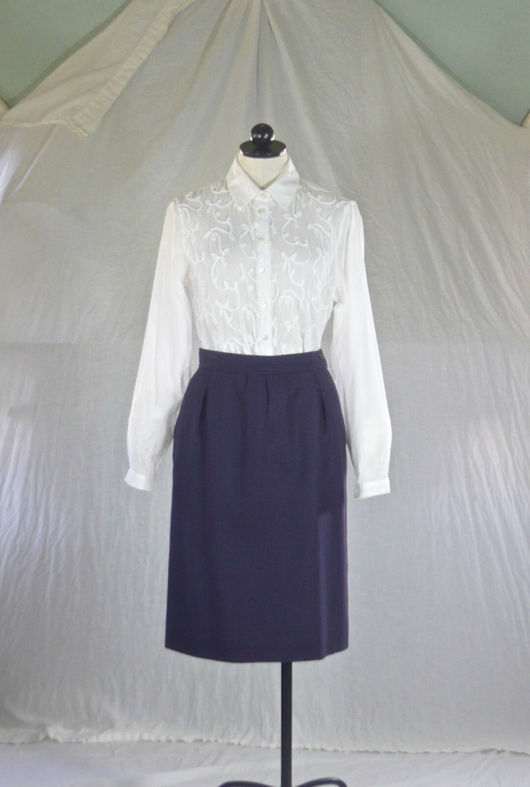 GONNA LANA MARINA BaRgAiN BiN YVES SAINT LAURENT vintage anni 70 stile francese deluxe 6