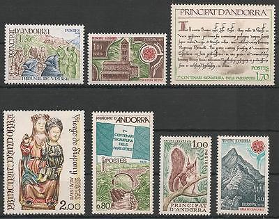 Collection Timbres Andorre 2001 - Lot Complet, Neuf Sans Charnière (MNH)