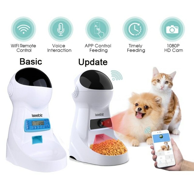 Smartti Automatic Smart Pet Feeder With Wireless Camera For Small