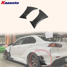 Rear Bumper Duct For Mitsubishi Evo 10 X Cz4a 07-16 Vs2 Wide Style Carbon Fiber