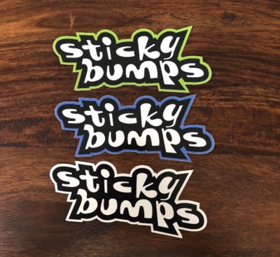 Sticky Bumps Sticker - Sex Wax, Rip Curl, Surf Sticker 