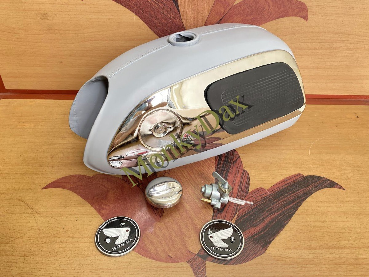 1970-1973 Honda CD50 Fuel Gas Tank. CD70 CD90 Cap, Petcock Tap