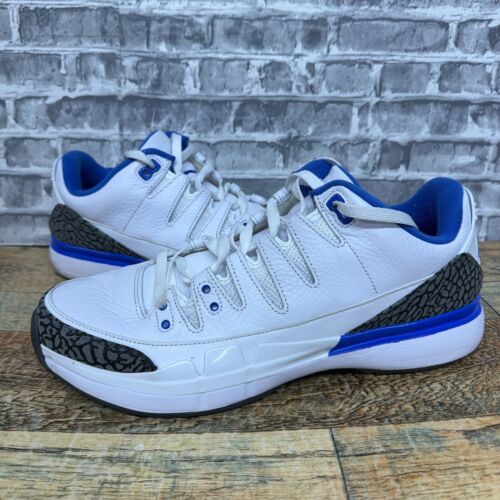 Nike Zoom Vapor AJ3 Racer Blue White Jordan Low DV9367-100 Mens Size 12 Rare