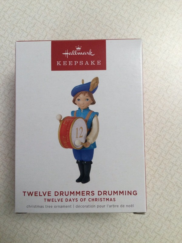 2022 Twelve Days of Christmas Twelve Drummers Drumming Ornament 12th in Series