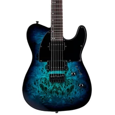 ESP LTD TE-200DX Electric Guitar, Rosewood Fingerboard, Blue Burst