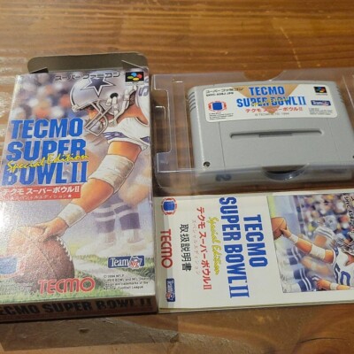 Tecmo Super Bowl 2 Boxed Nintendo Super Famicom SFC SNES Japanese ver getestet