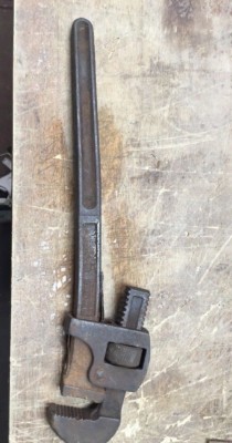  Genuine Stillson Pipe Wrench Walworth No.18  FREE SHIPPING
