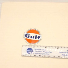 Sticker Gulf Oil 1-5/8"