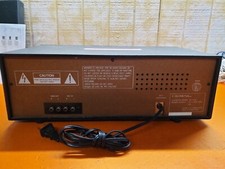Platine Vinyle, Tourne Disque Vintage Bluetooth avec Enceintes - Radio FM/Lecteur de CD/Cassette/Carte SD/USB MP3 (Marron