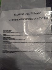 Brand New Neoprene Waist Trimmer, Black