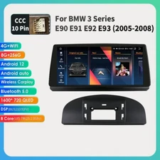 10.33'' For BMW 3 Series E90 CCC Android Car Stereo Radio GPS Navi Carplay 256GB