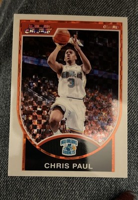 2007-08 Bowman Draft Picks & Stars - Chrome Chris Paul #45 X-Fractor /50