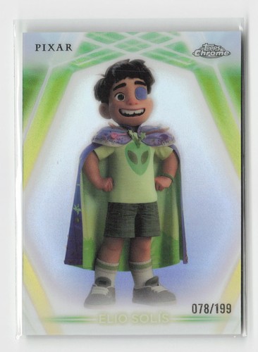 2026 Topps Disney Neon Chrome Neon-Etch #CNE146 Elio Solis /199
