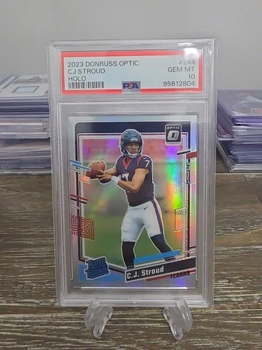 2023 Panini Donruss Optic #244 Cj Stroud Holo PSA 10 S6